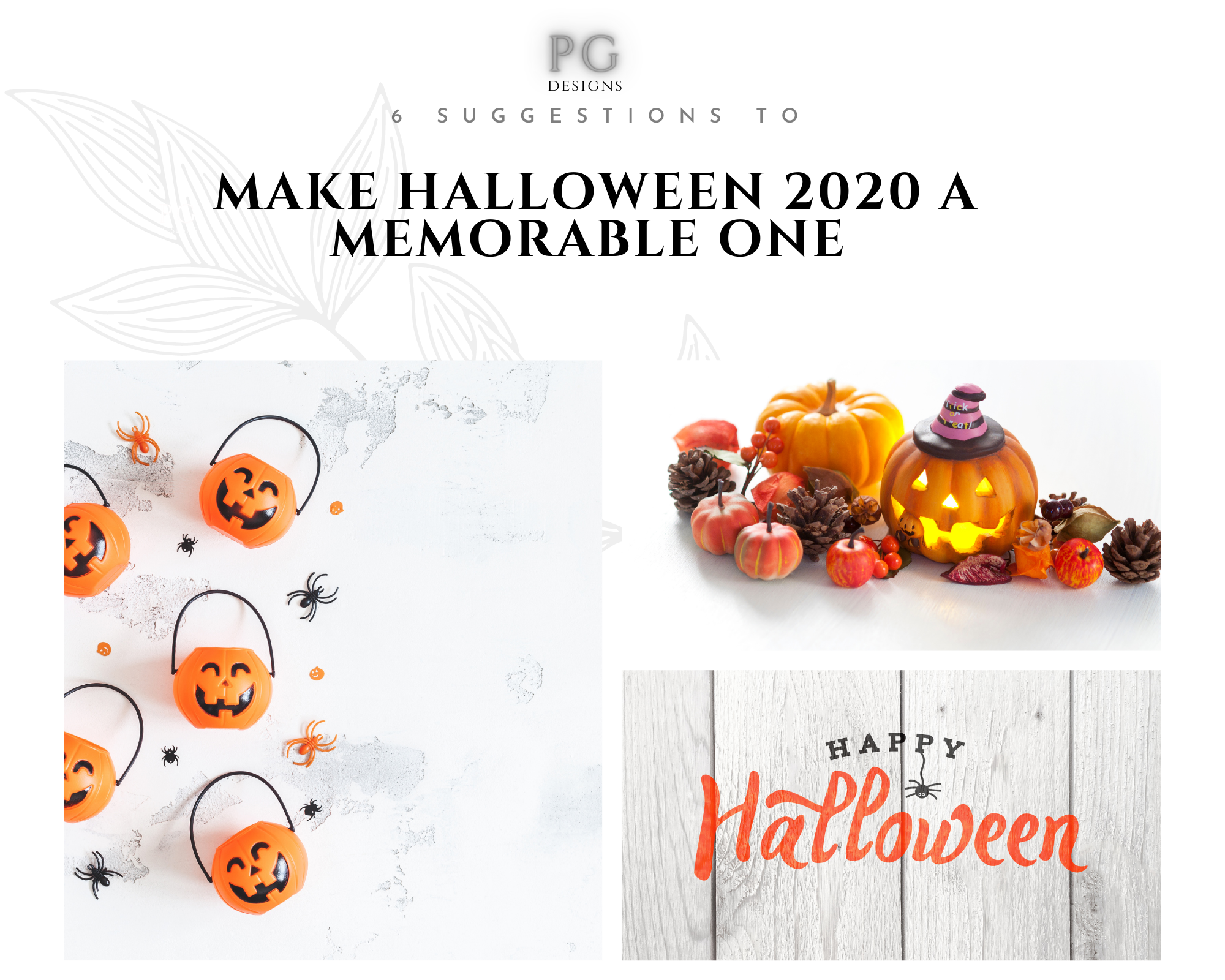 6 Suggestions to make Halloween 2020 a memorable one