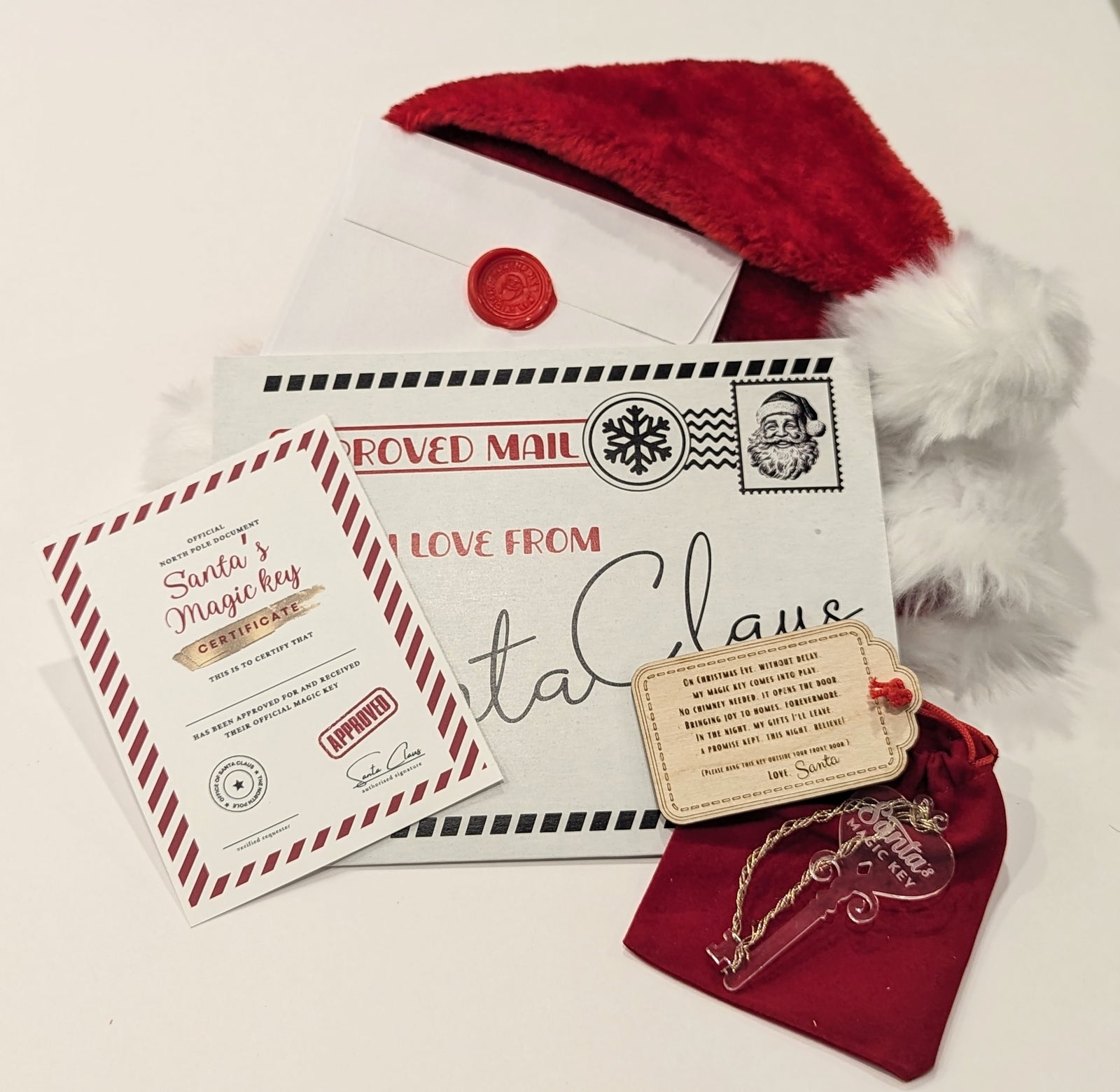 Santa's Magic Key - Holiday Ornament